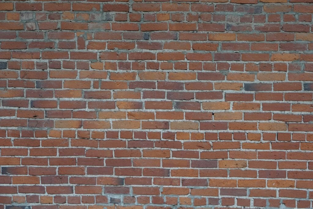 photo of a red brick wall